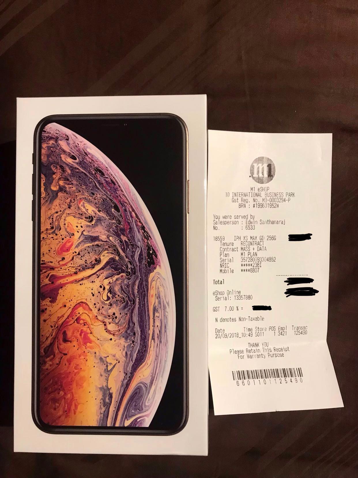 Iphone Xs Max 256gb Gold Mobile Phones Tablets Iphone Iphone