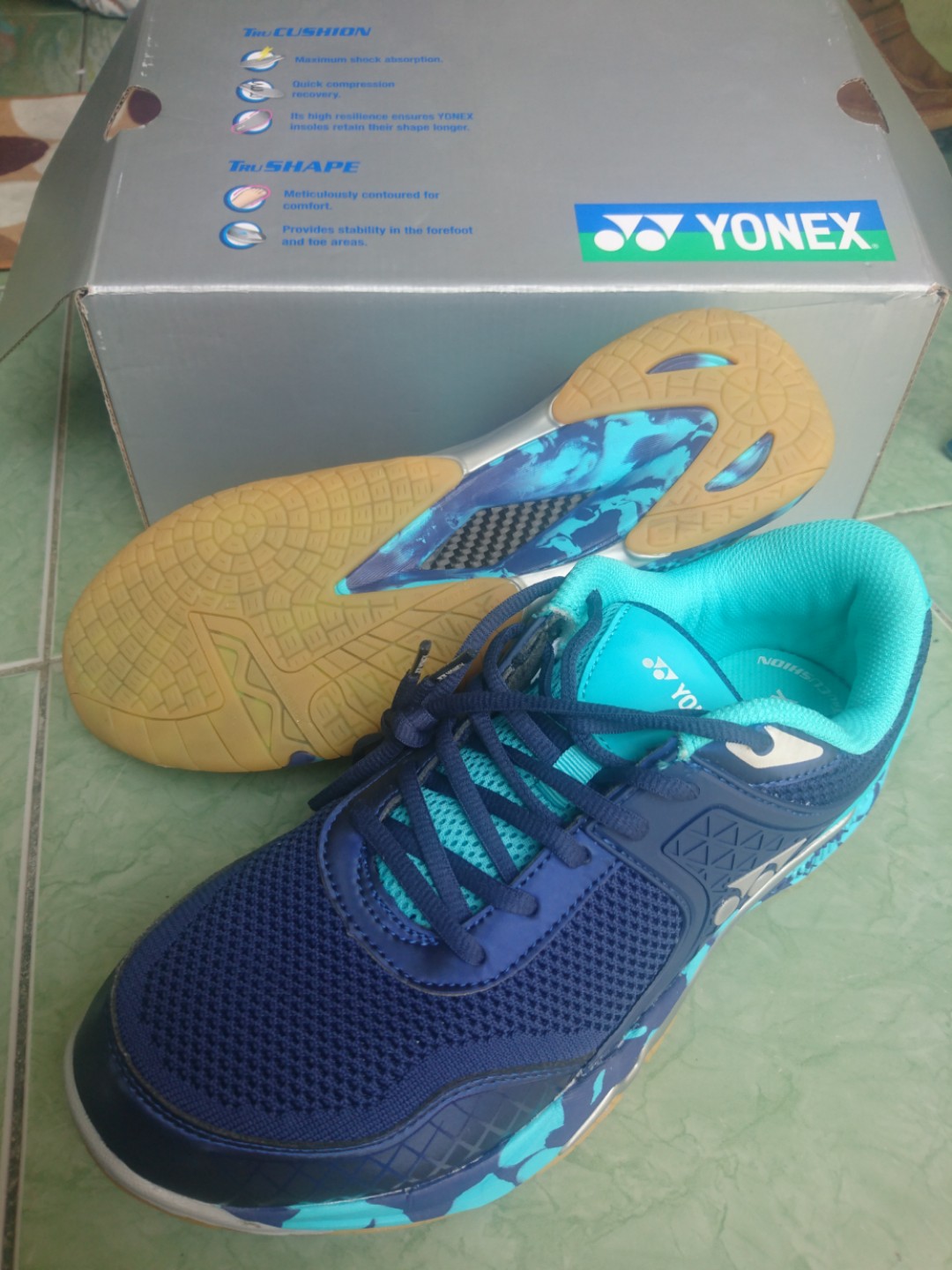 Jual Sepatu Yonex Super Ace V Original Size 43 Olah Raga Perlengkapan Olahraga Lainnya Di Carousell