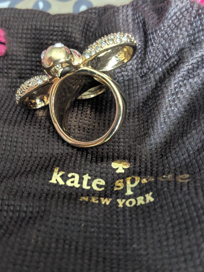 Kate Spade Statement Bee Ring Size 7