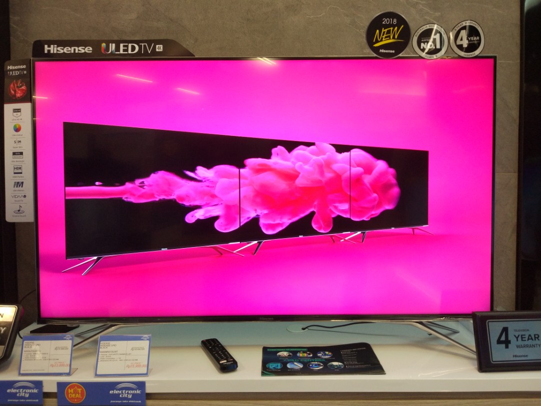 Kredit TV LED Hisense 55" 4K UHD Smart TV Tanpa Kartu ...