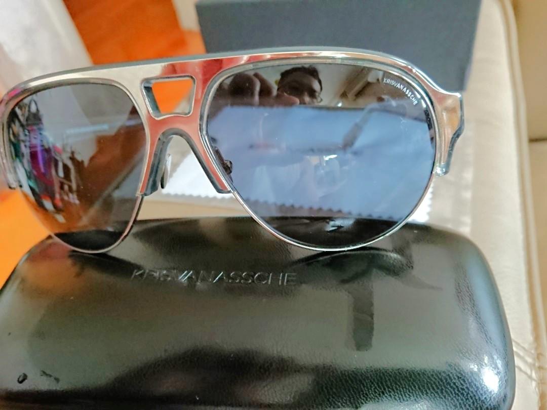 Kris Van Assche × Linda Farrow Silver/Clear Sunglasses - Brand New, RRP  £385 | eBay