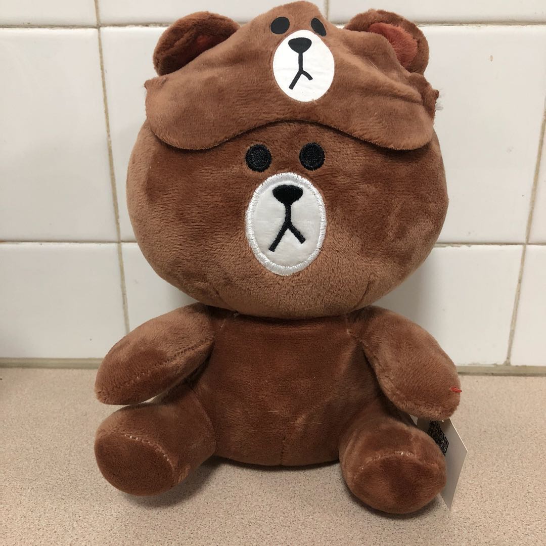 line bear plush