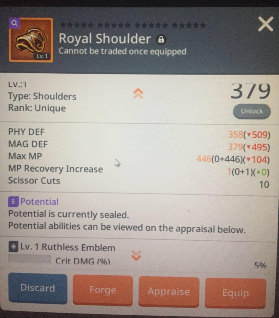 Maplestory M Asia 2 Scania Unique Emblem Royal Shoulder Toys Games Video Gaming In Game Products On Carousell - pyro simulator codes roblox how to get robux without