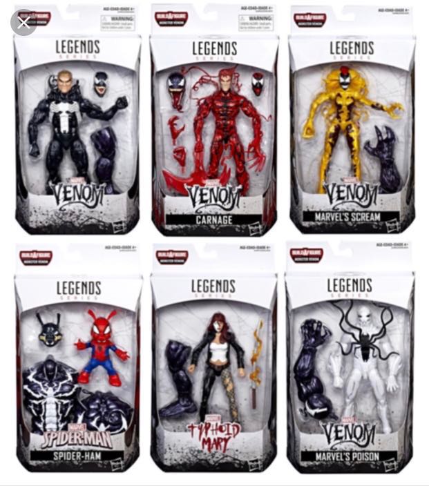 Marvel Legends Venom Wave Set Of 6 Misb With Baf Toys Games Others On Carousell