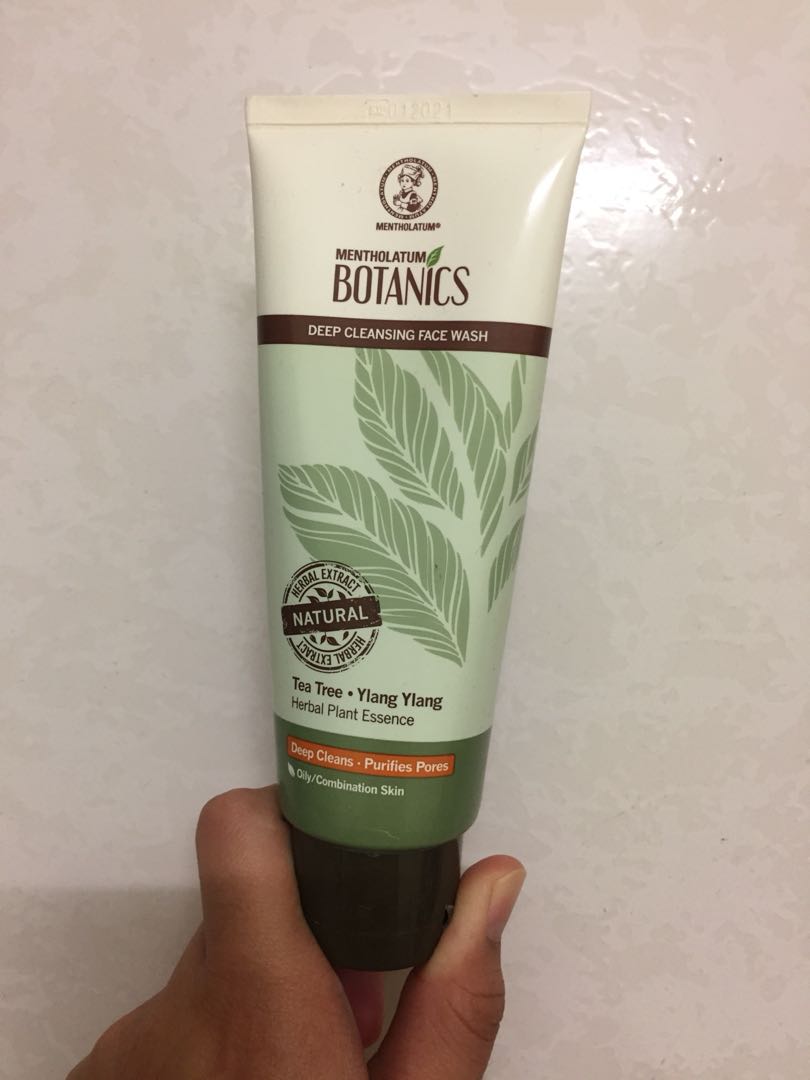 Mentholatum Botanics Deep Cleansing Face Wash Ingredients Mentholatum