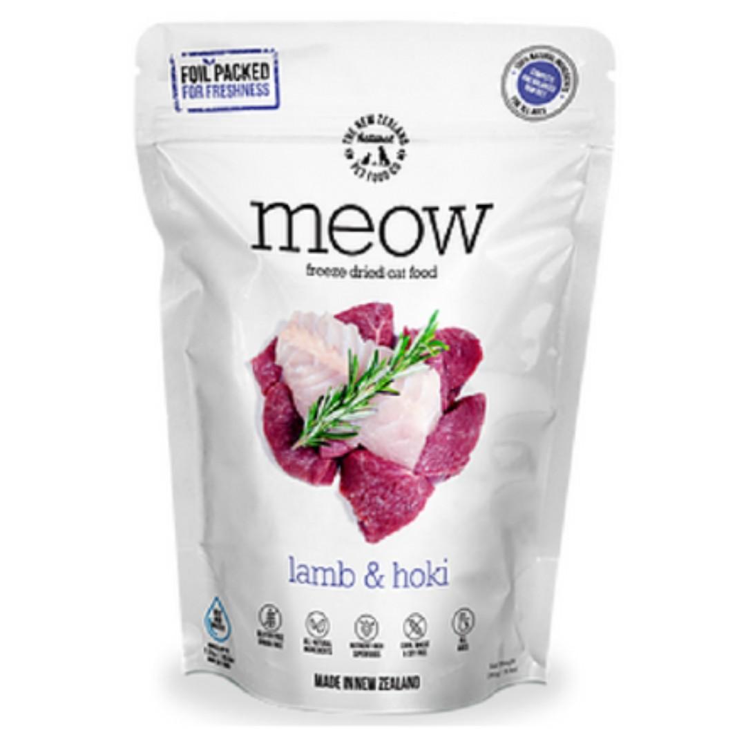 Meow Lamb Hoki Grain Free Freeze Dried Raw Cat Food 280g Pet Supplies For Cats Cat Food On Carousell