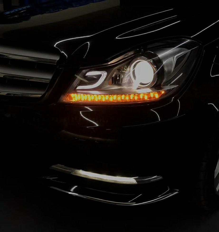 mercedes ils bi xenon headlamps w204 car accessories accessories on carousell