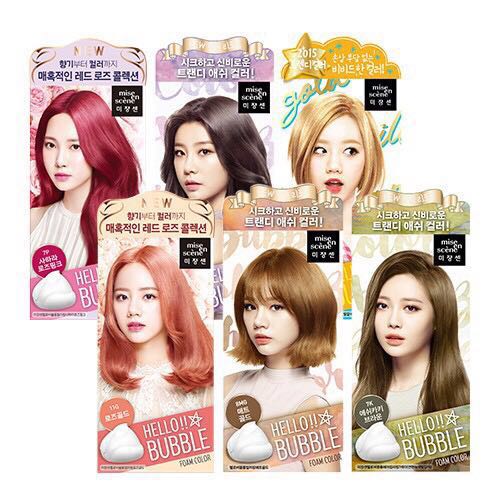 Mise En Scene Hello  Bubble  Hair Dye Colour Health 