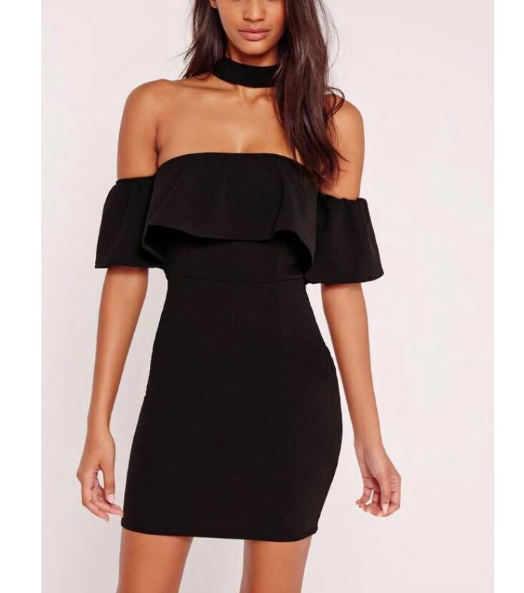 Missguided choker dress shop