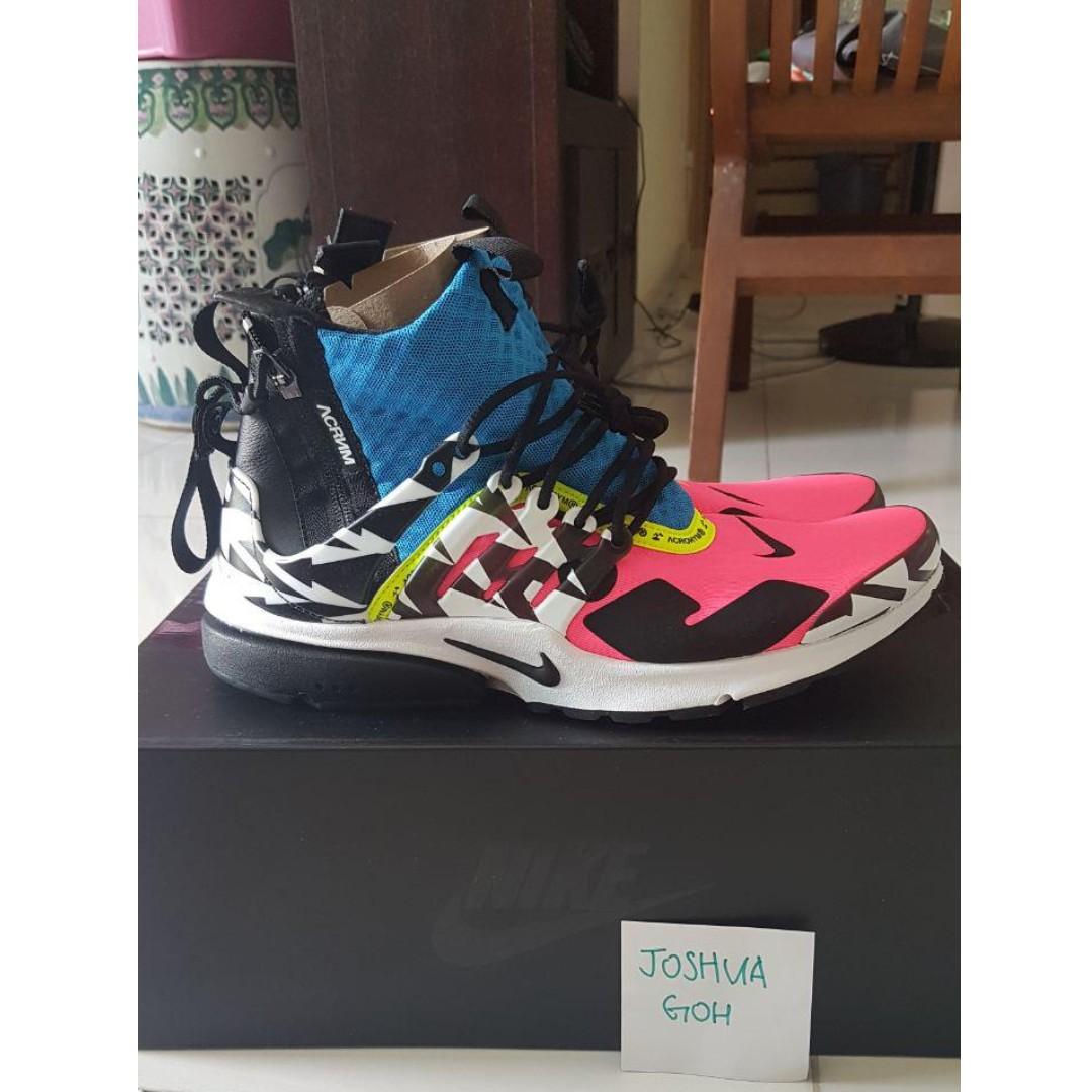 acronym presto racer pink on feet