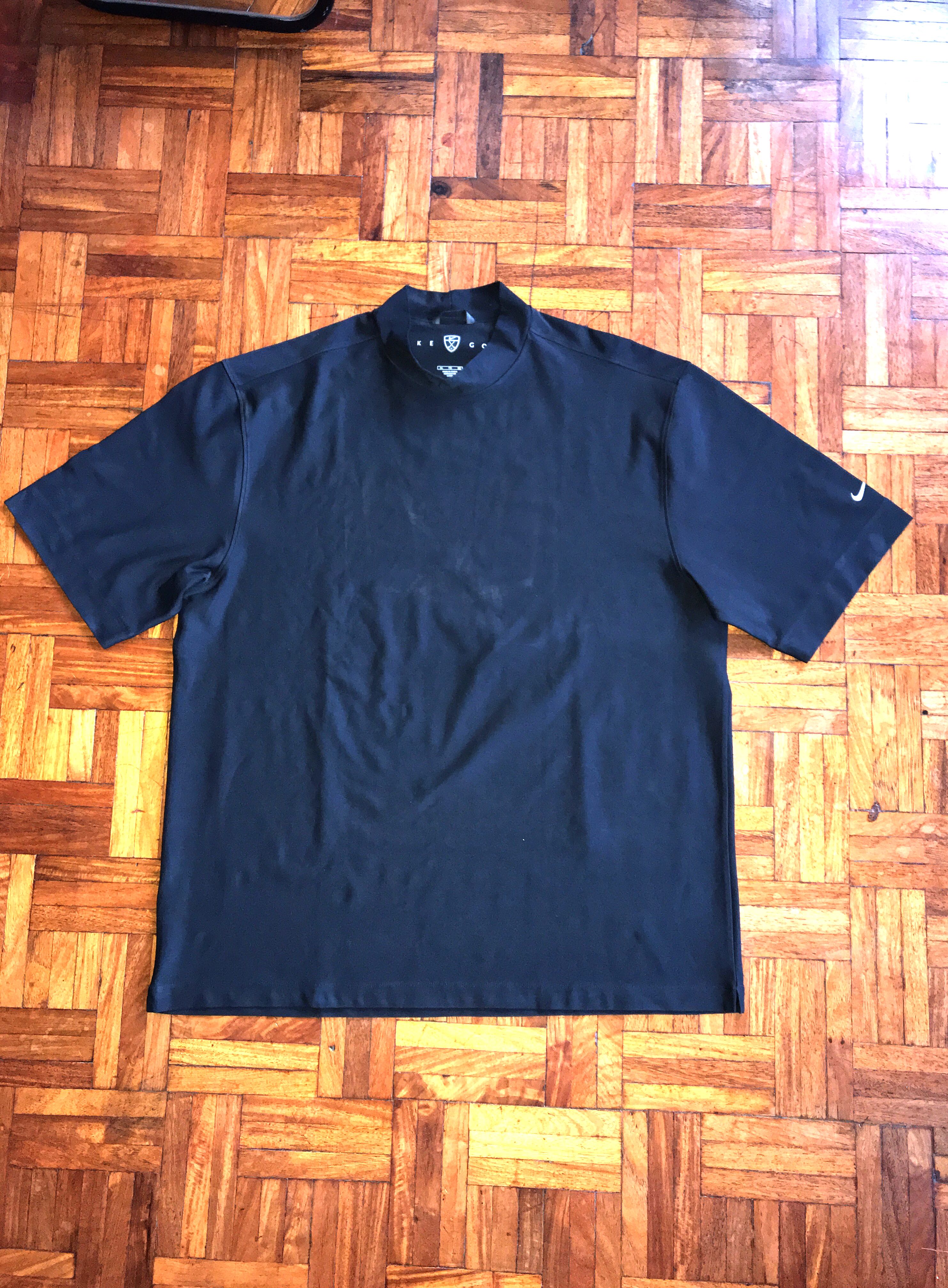 nike round neck golf shirt