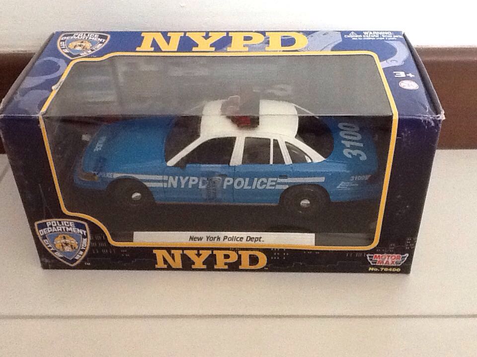 nypd police car toy
