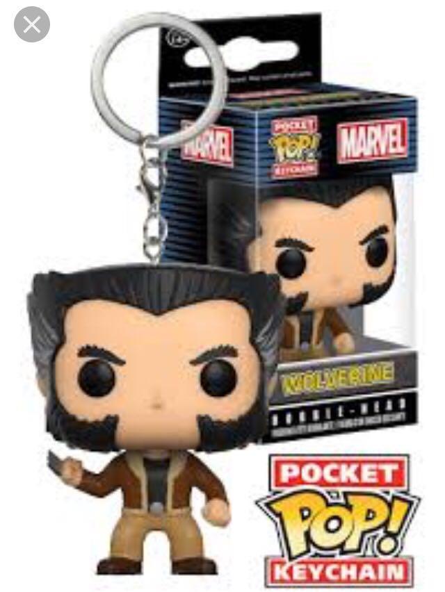 wolverine funko pop keychain