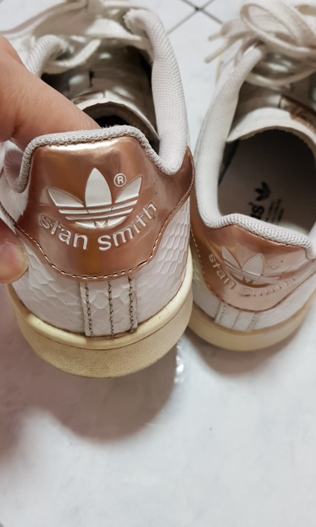 stan smith womens rose gold