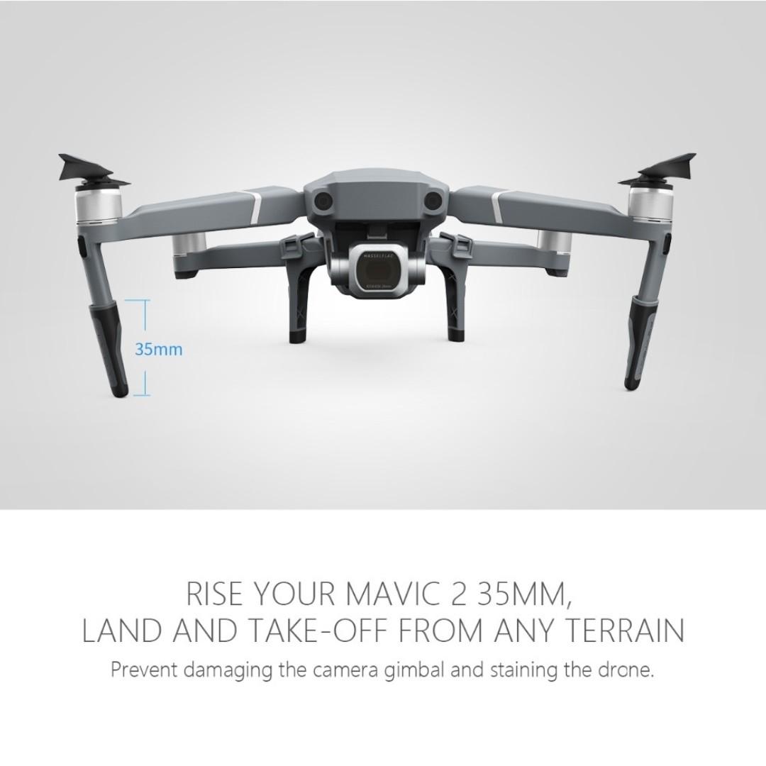 PGYTECH Landing Gear Extensions Legs Leg Riser Risers for DJI