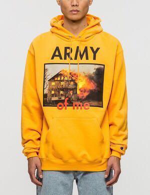 champion army hoodie