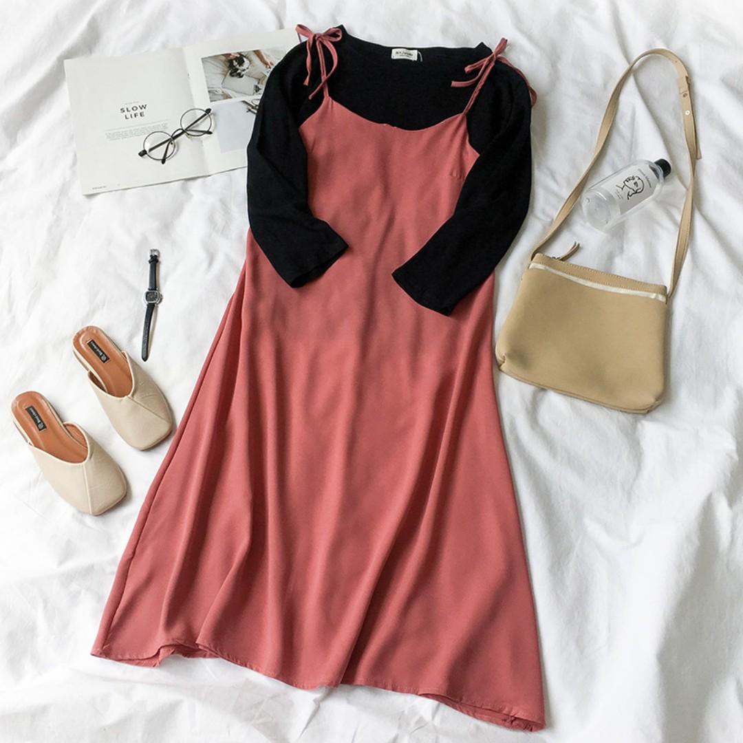 Long sleeve inner dress clearance