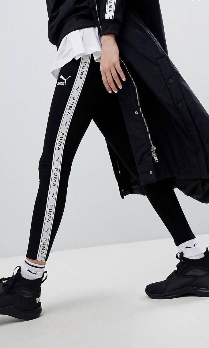 Puma striped pants clearance