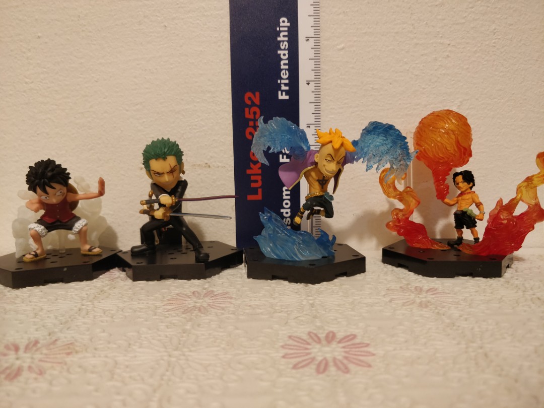 Rare One Piece Ichiban Kuji Figures Set Luffy Zoro Marco And Ace Toys Games Bricks Figurines On Carousell