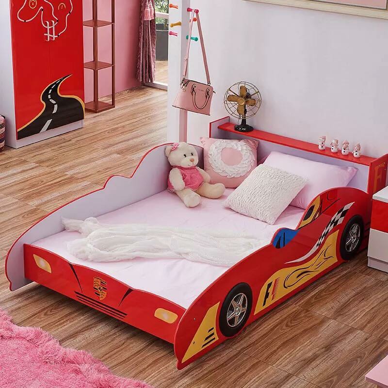 Red Single Race Car Bed Frame For Kids Babies Kids Others On Carousell