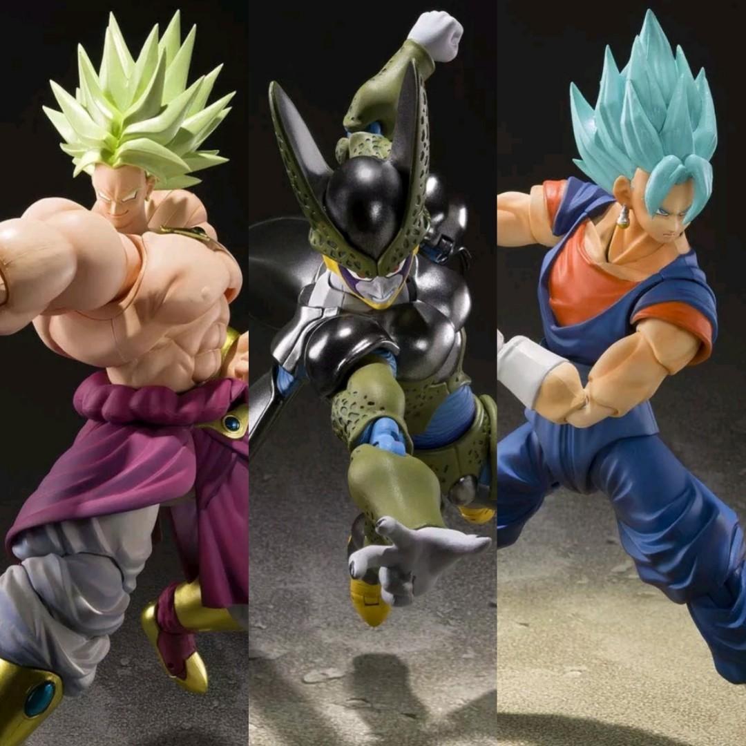 Sdcc 2018 Exclusives Dragonball Set Broly Vegito Perfect Cell
