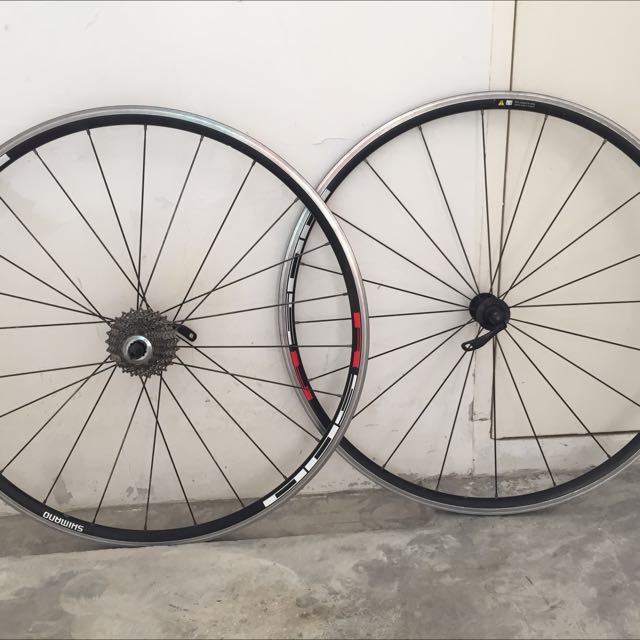 Shimano R500 Wheelset With Ultegra 10speed Cassette Hub Sports