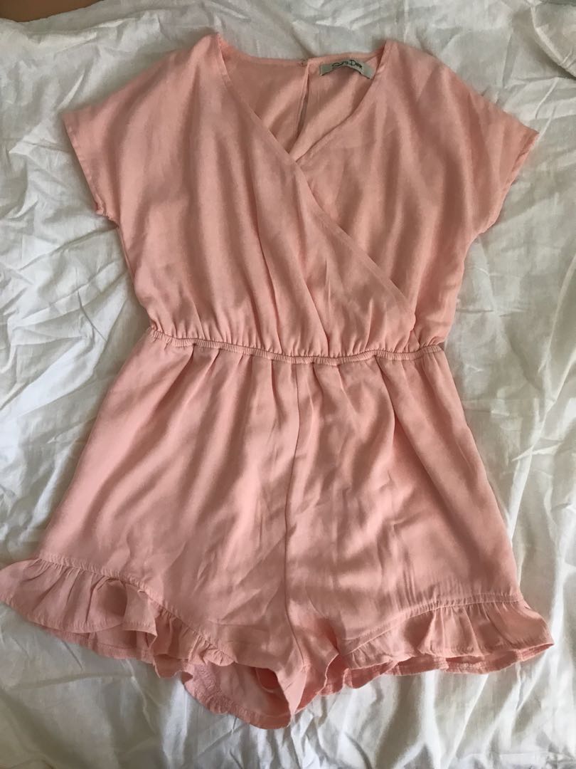 SSD Baby Pink Romper, Women's Fashion, Dresses & Sets, Rompers on Carousell