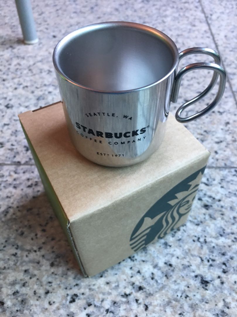 New Authentic Starbucks Taiwan expresso cup stainless steel, Furniture