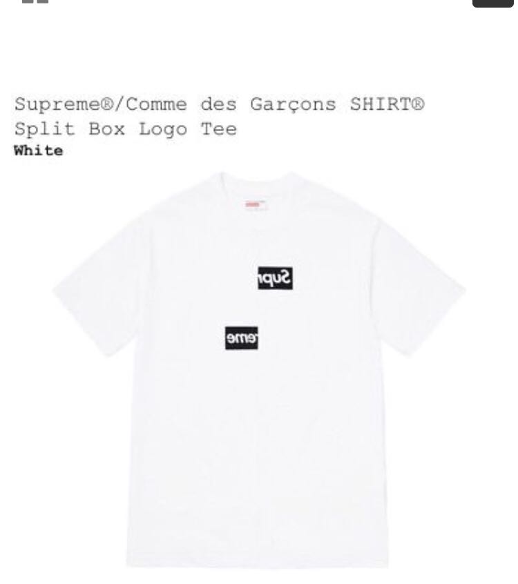 Split tee supreme discount