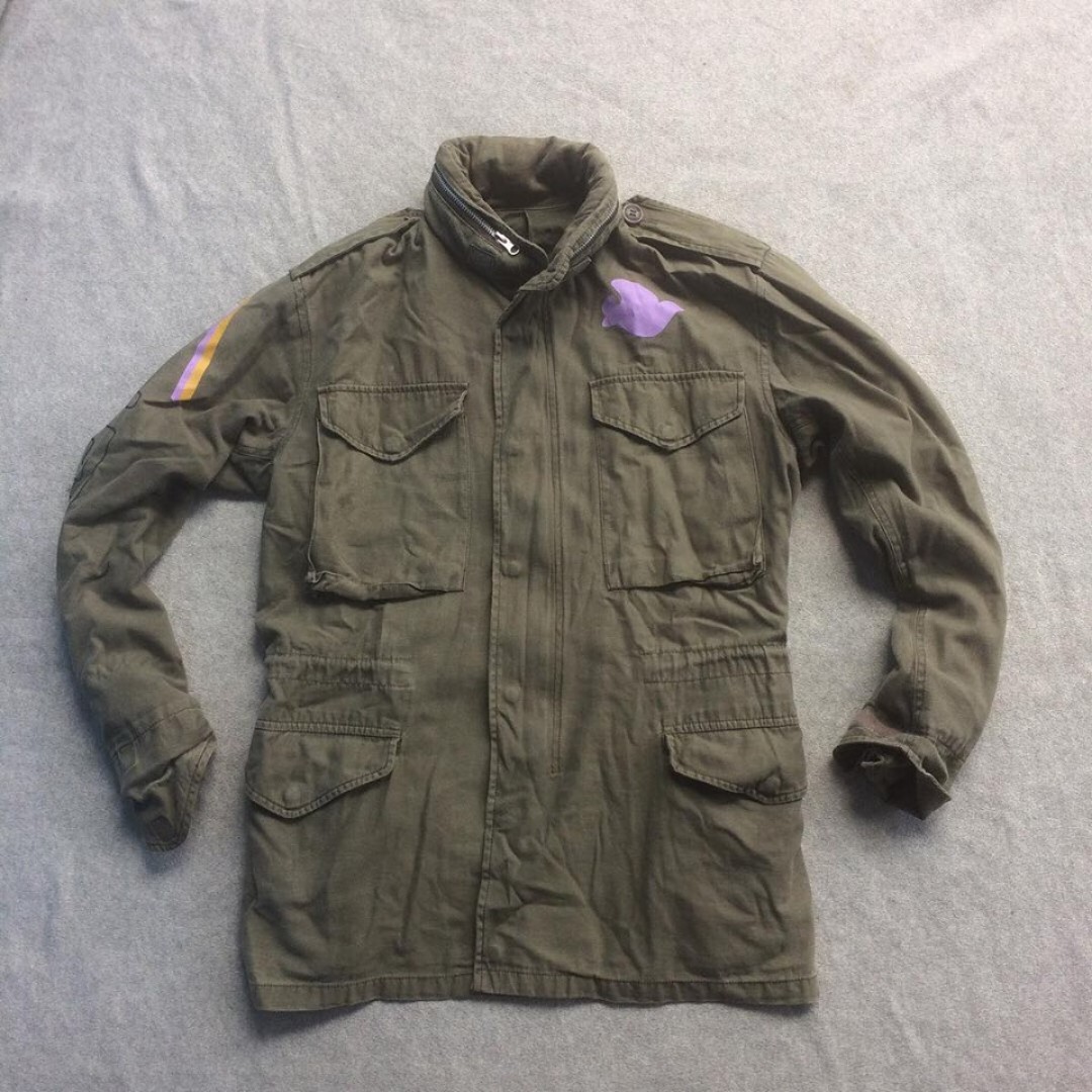 Unbrand M65 Patch Power To The People Vintage Jacket Field Fesyen Pria Pakaian Baju Luaran Di Carousell