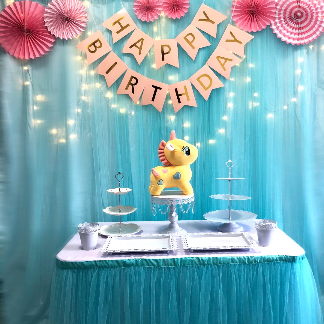 Unicorn Tiffany Blue Birthday Decoration Lifestyle Services