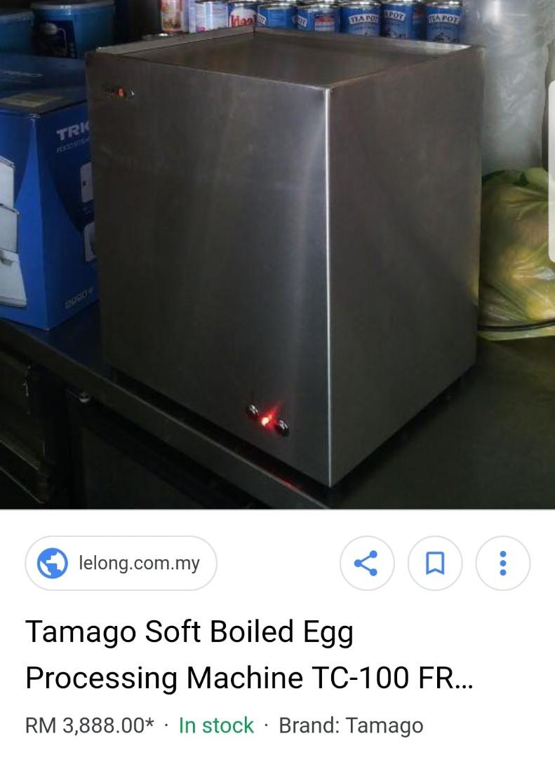 [USED] TAMAGO TC-100 SOFT BOILED EGG PROCESSING, TV & Home Appliances ...