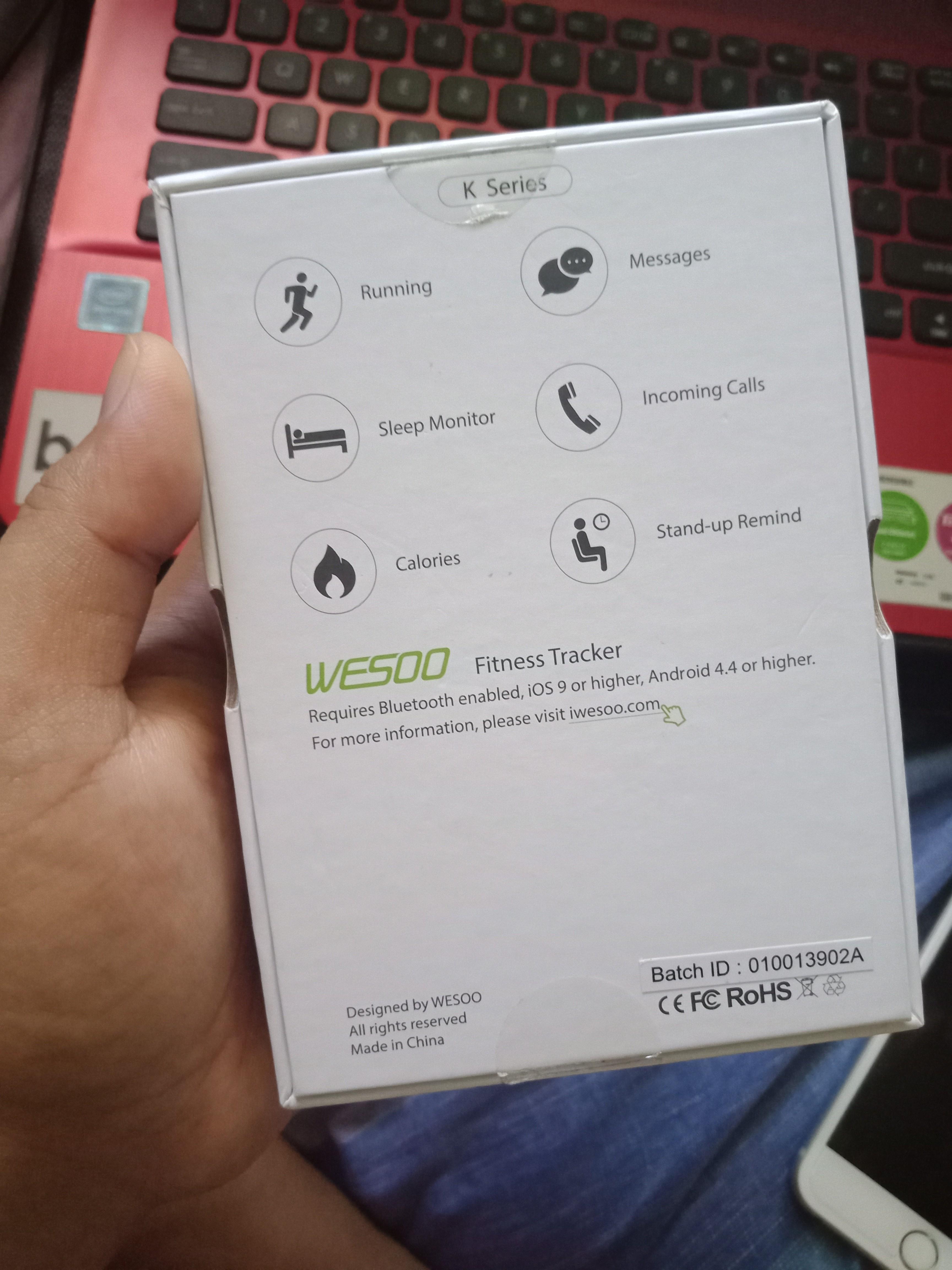 Wesoo fitness tracker 2025