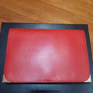 Alexander Wang Prisma Clutch - Red Black