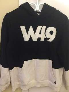 West49 black and white sweater