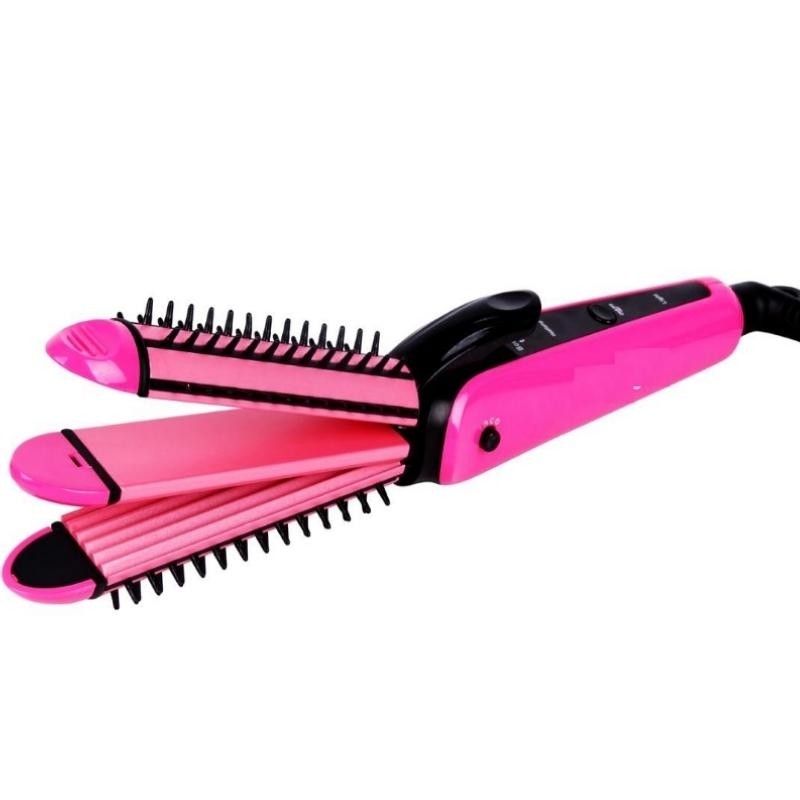 3 In 1 Functions Hair Curler Perm Hair Straightener Health