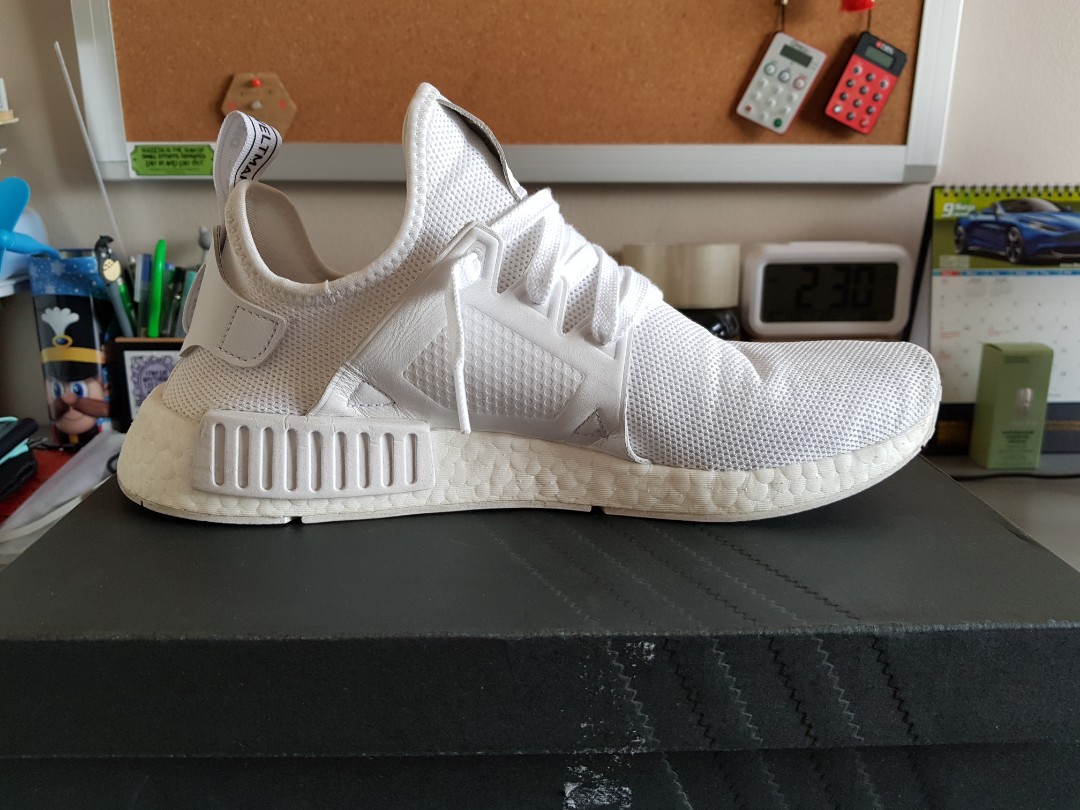 Adidas NMD XR1 Triple White BY9922 Men s Fashion Footwear Sneakers on Carousell