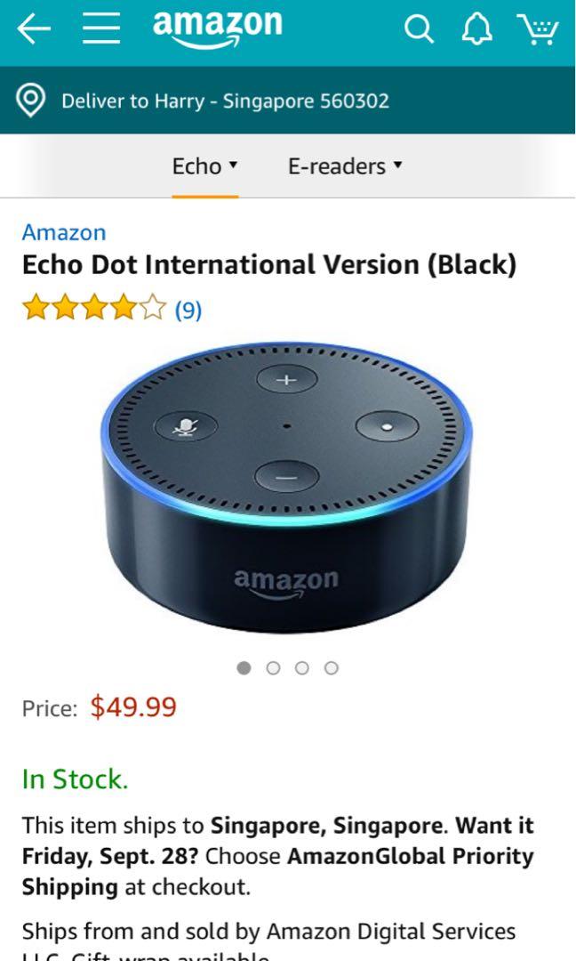 amazon echo dot international version