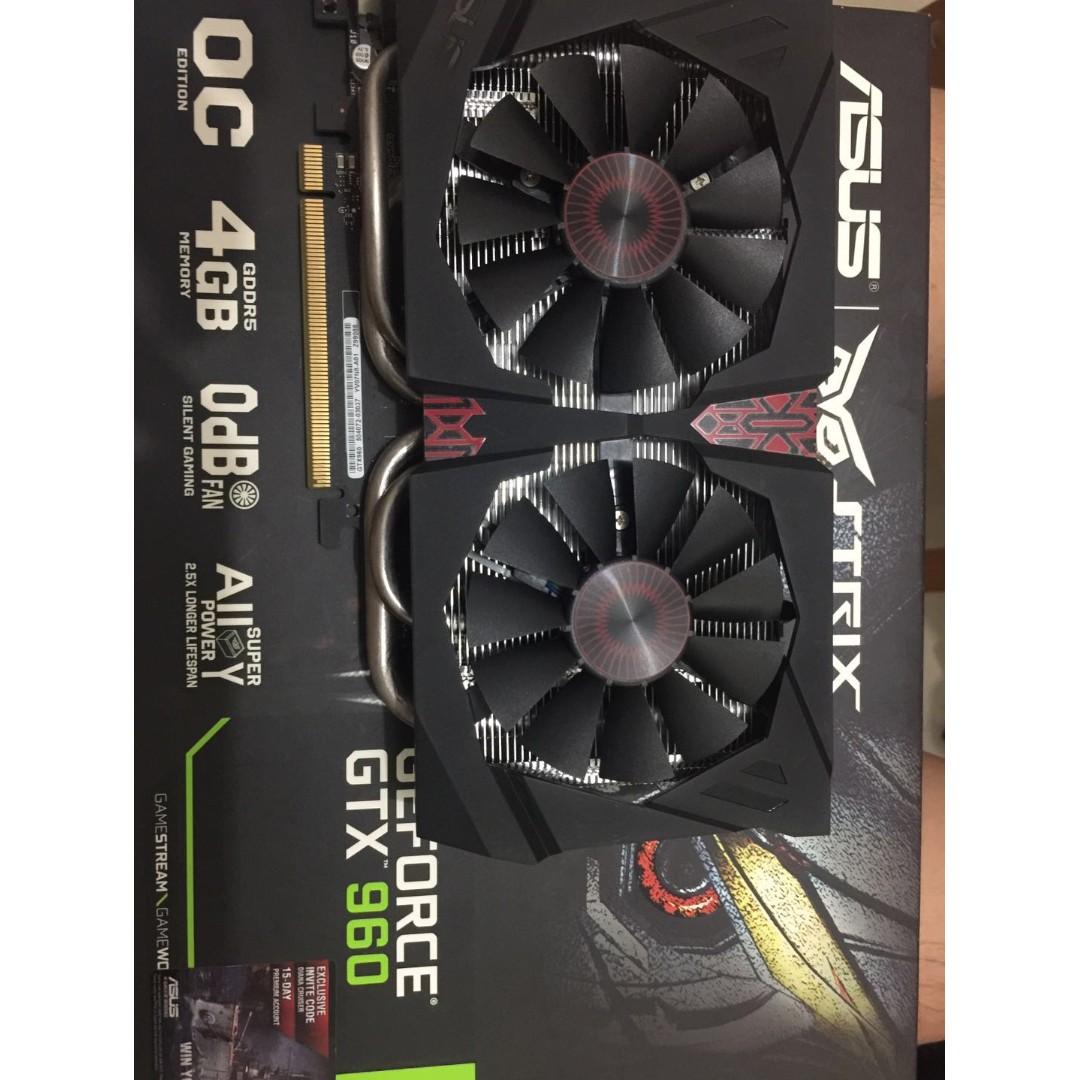 ASUS Strix GeForce GTX 960 4GB PUBG GPU