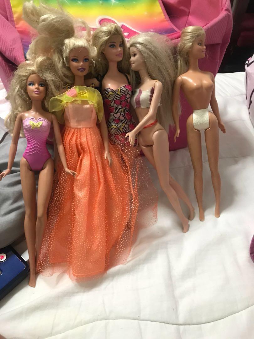 Barbies on store clearance