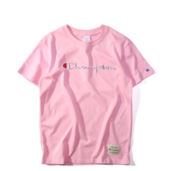 champion pink tee