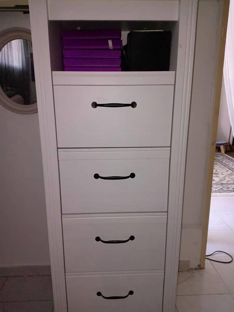 Brusali Ikea Chest Drawer Bedside Table Home Furniture