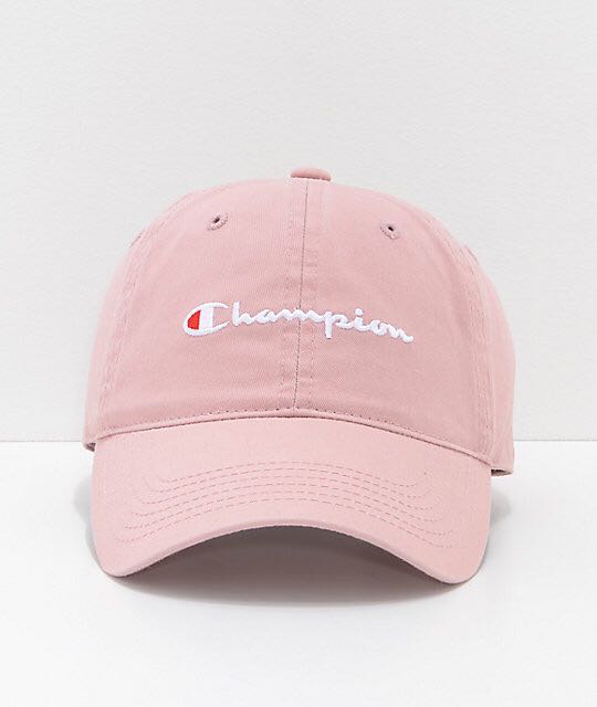 pink champion cap