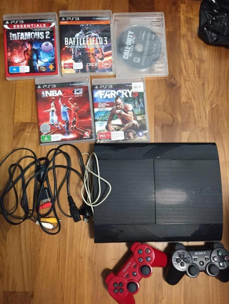 ps3 with games