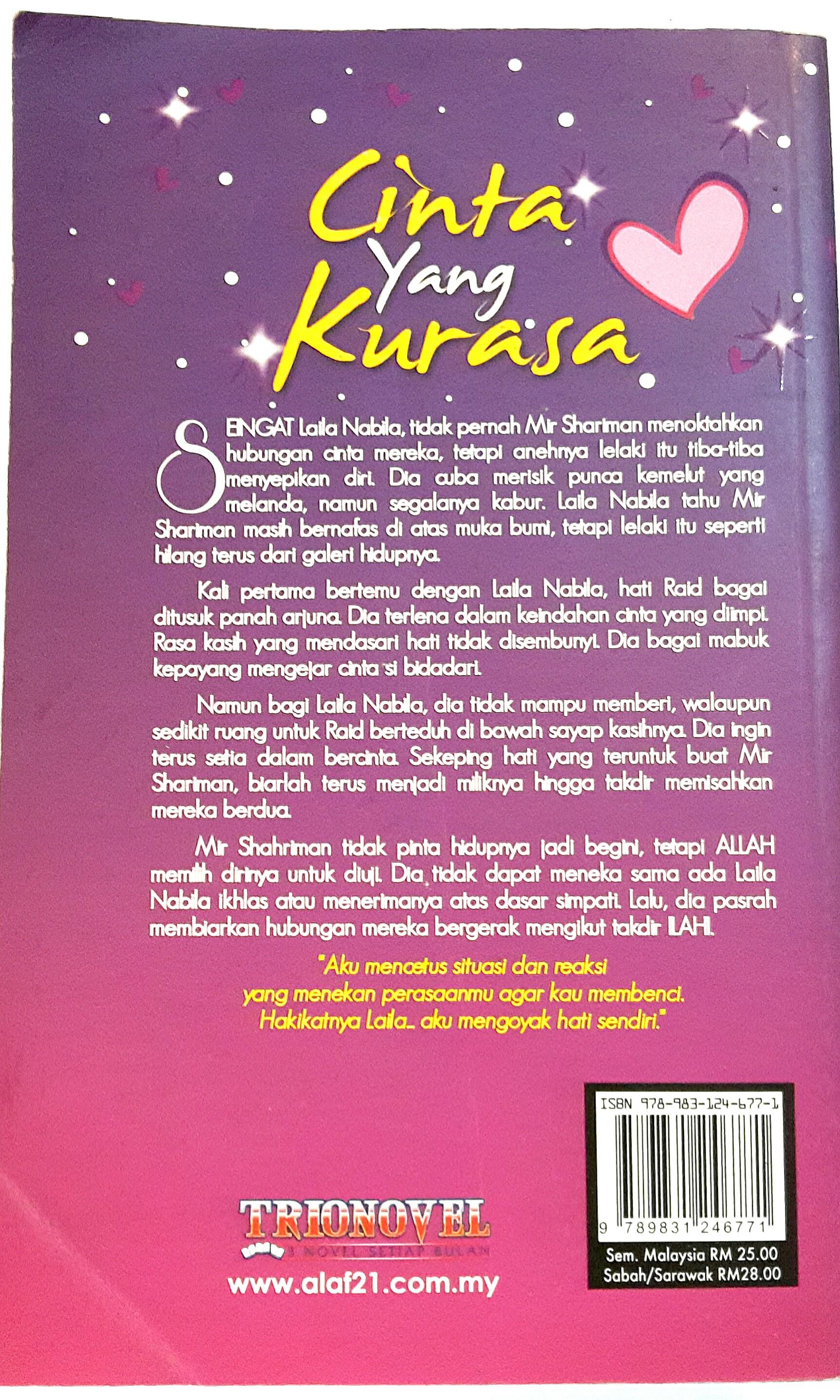 Cinta Yang Kurasa By Anis Ayuni Books Stationery Books On Carousell Cinta yang kurasa episod 12. carousell