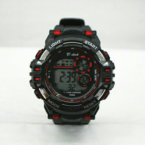 C shock digital watch