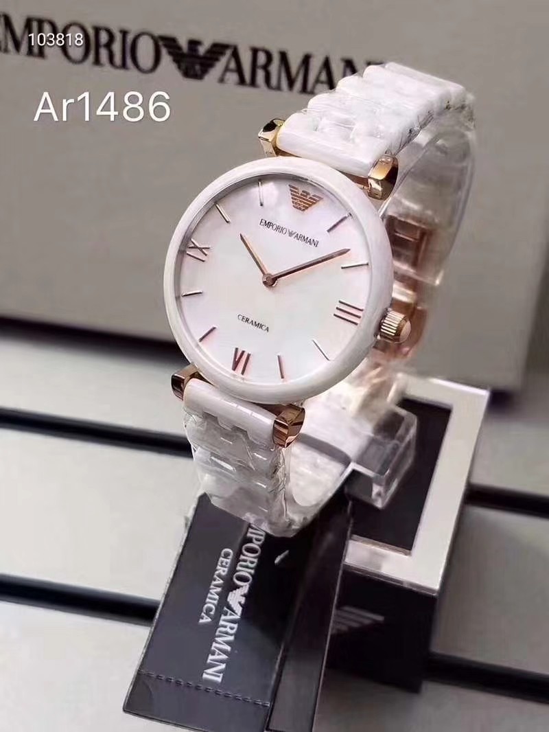 Emporio Armani white ceramic women s watch Women s Fashion