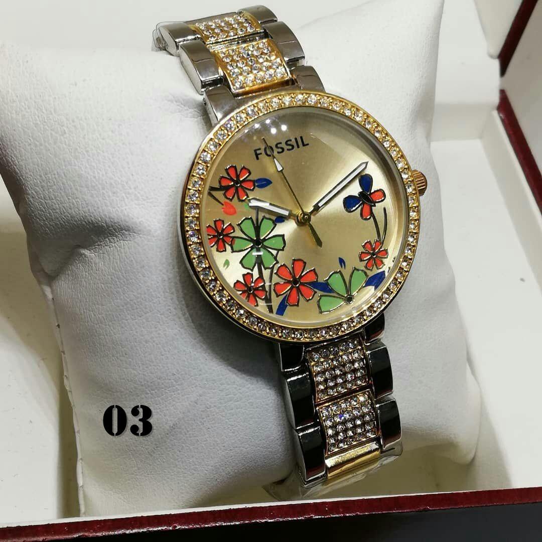 Fossil flower watch sale