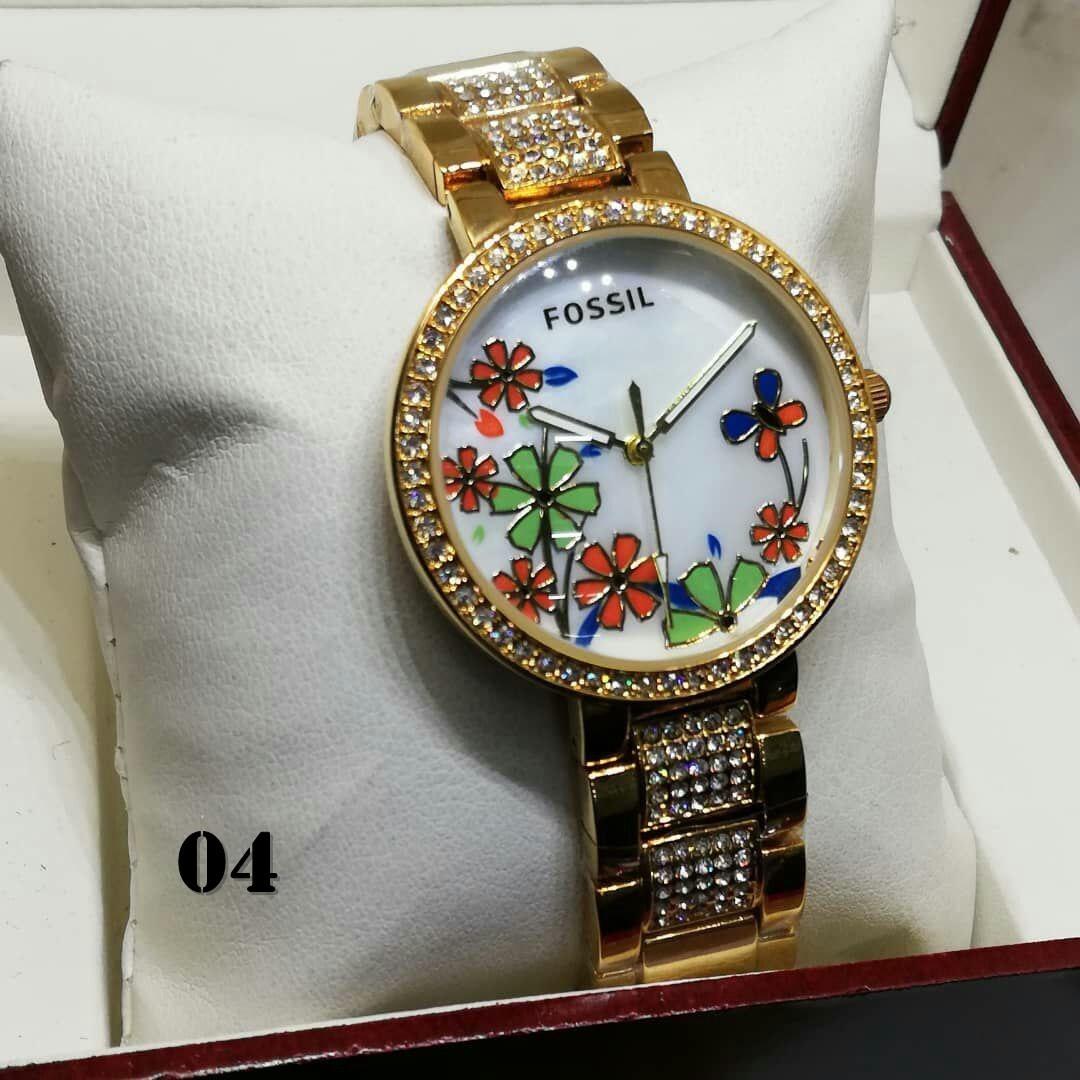 Fossil flower watch shop