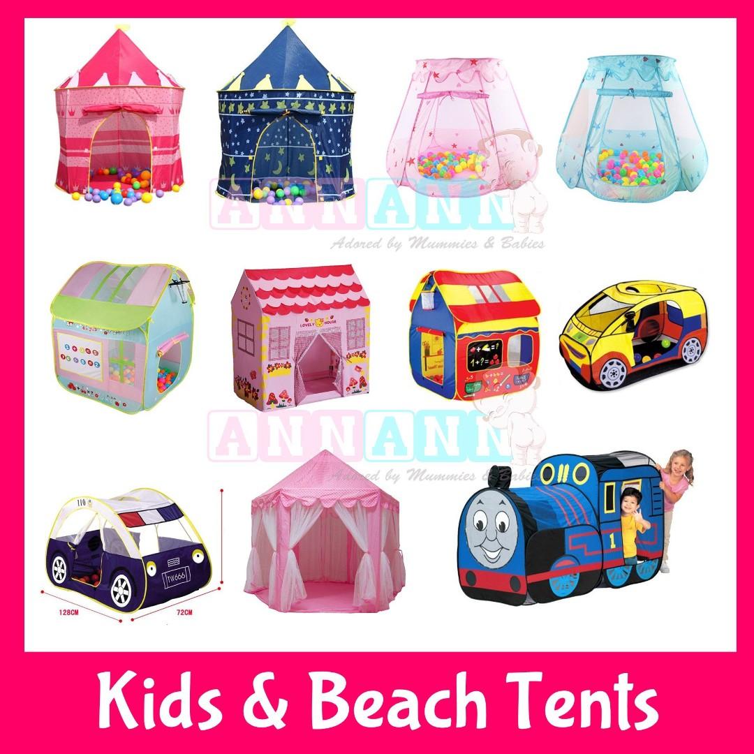 Free Gift Children Play Tents Beach One Click Tent Castle House Princess Tent Air Filled Balls Car Train Bus Truck Doll House Thomas Train Kids Children Birthday Gift Babies Kids Toys Walkers On Carousell